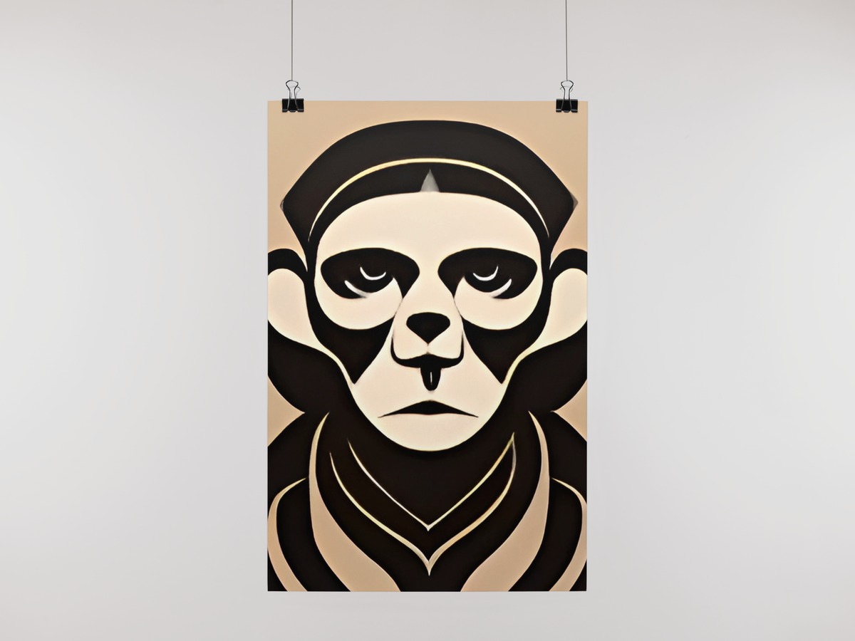 Nome do produto: Poster Macaco Tribal