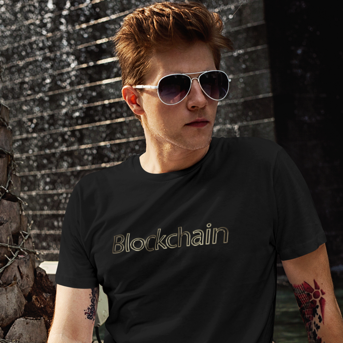 Nome do produto: Camiseta Blockchain Golden BKC001-CQ