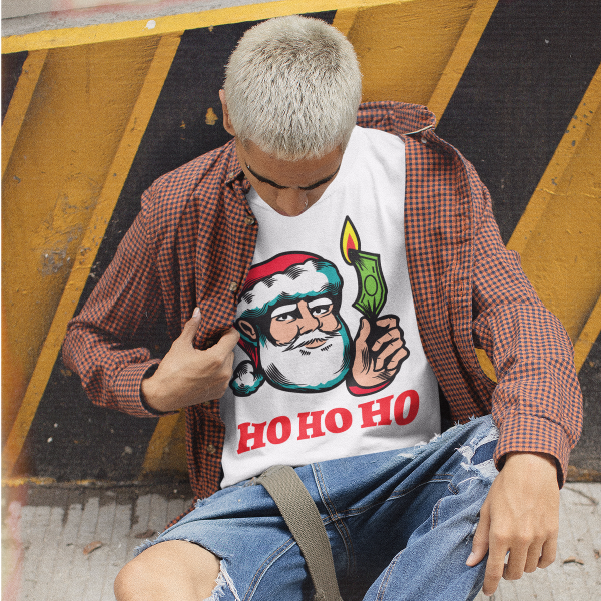Nome do produto: Camiseta Ho Ho Ho ANC019-CQ