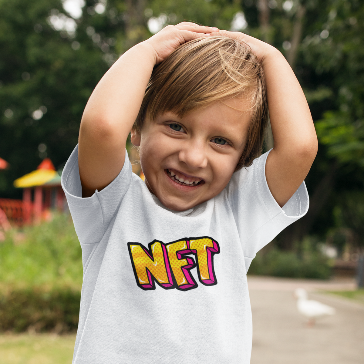 Nome do produto: Camiseta Infantil NFT Pop Art NFT002-CI