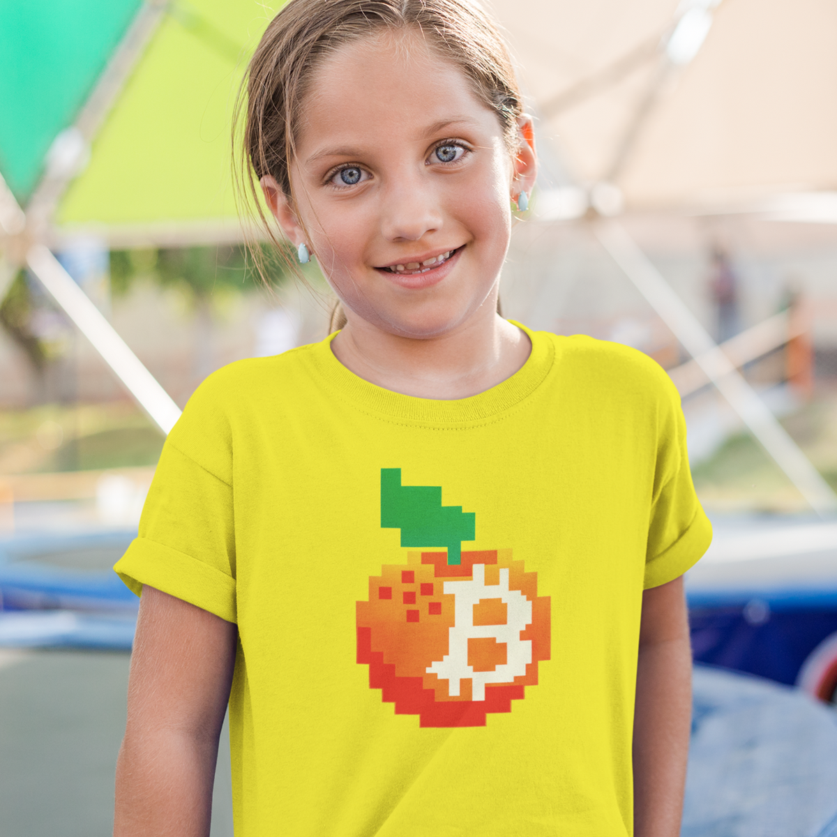 Nome do produto: Camiseta Infantil Bitcoin Fruit BTC020-CI