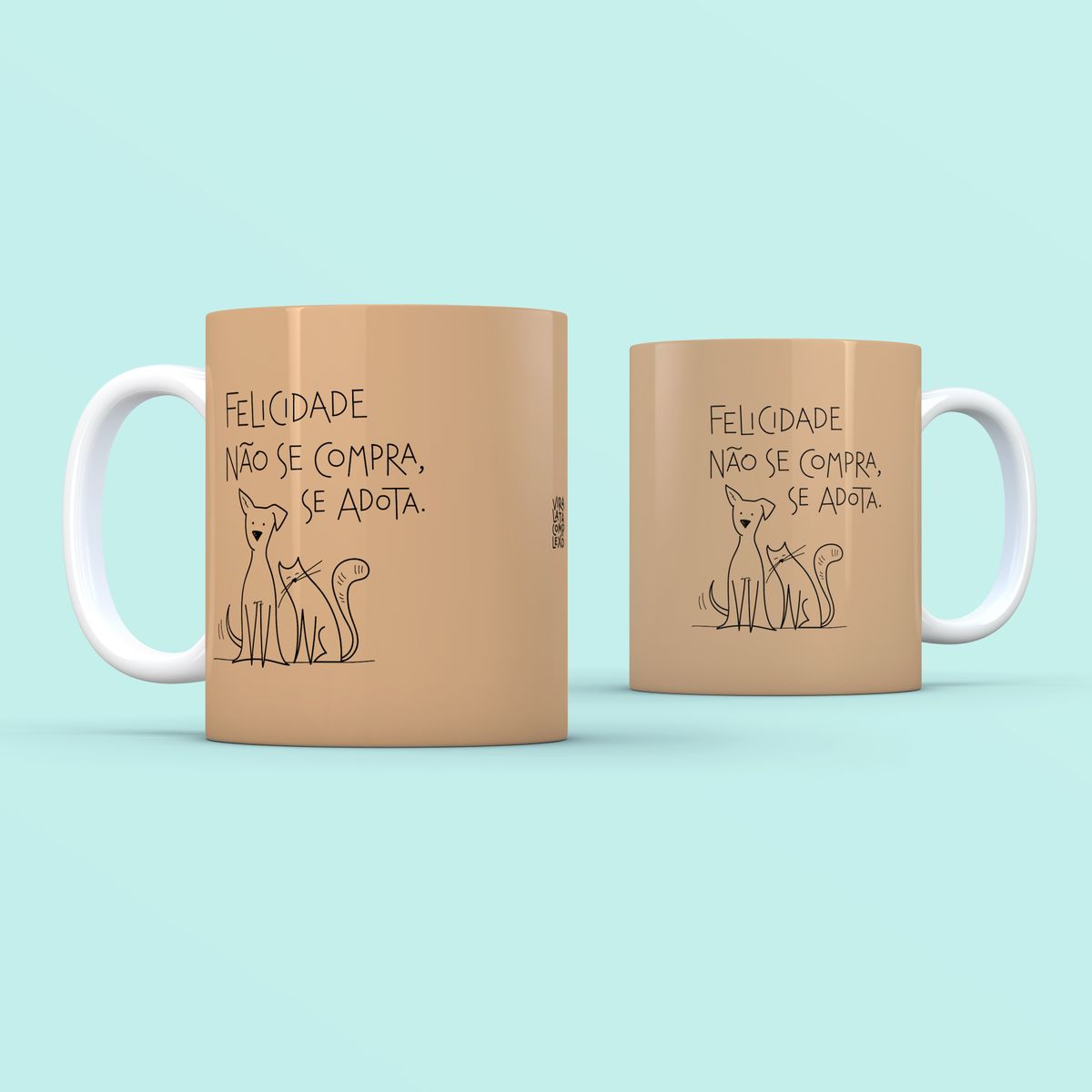 Nome do produto: CANECA | Felicidade não se compra