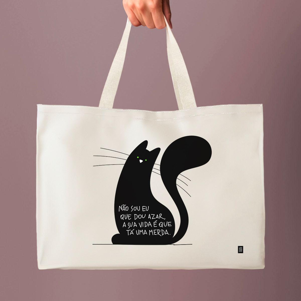 Nome do produto: TOTE BAG | Gato preto