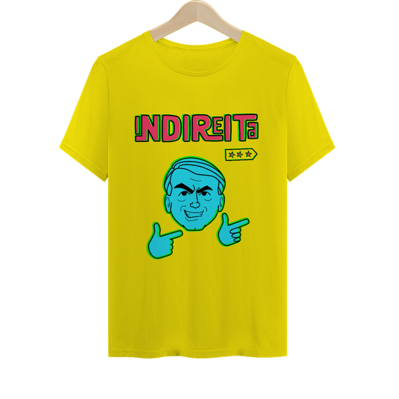 Camiseta Indireita Colors - Amarela, unissex