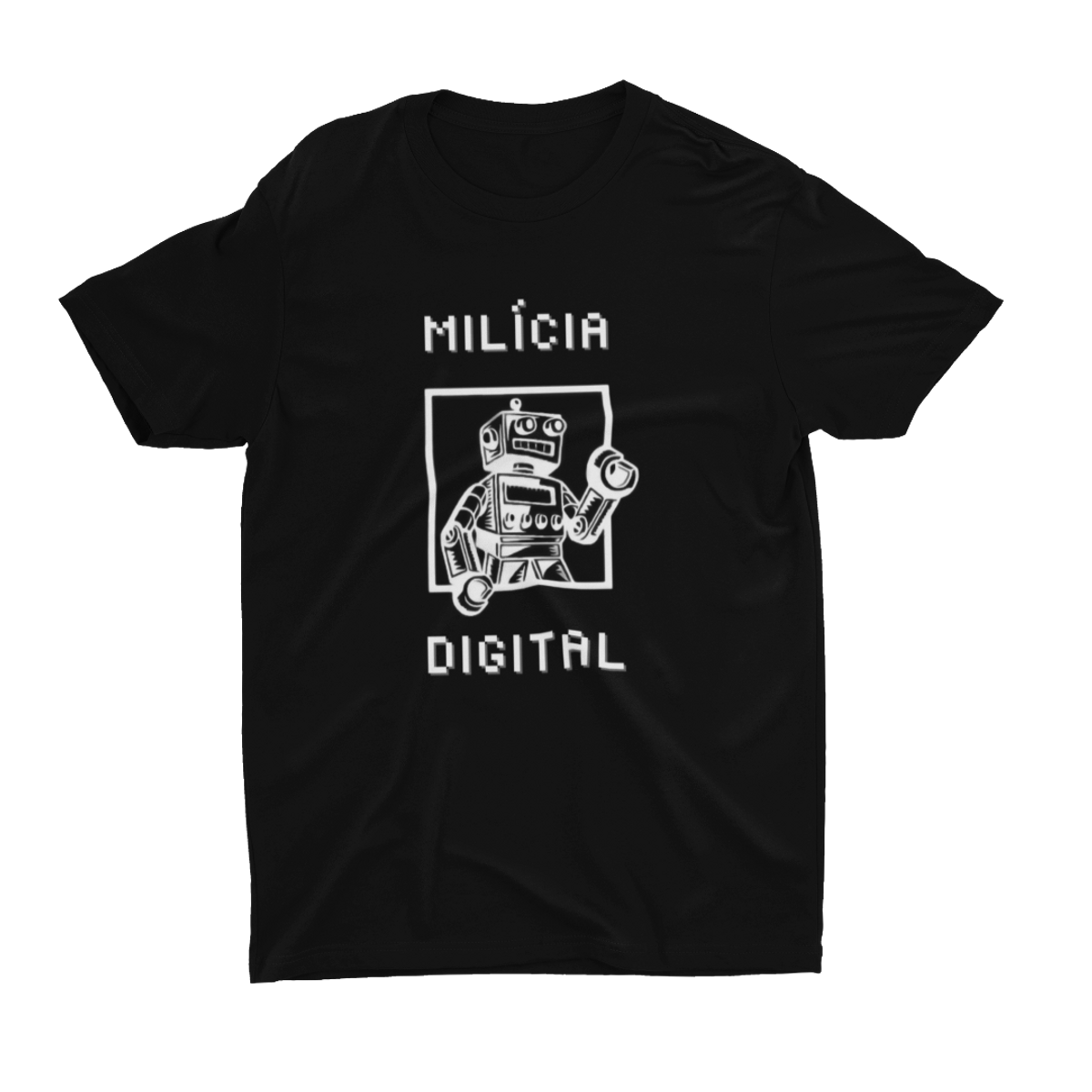 Nome do produto: Camiseta Milícia Digital - Preta unissex