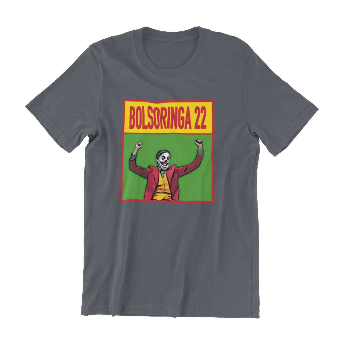 Nome do produto: Camiseta Bolsoringa - Cinza, unissex