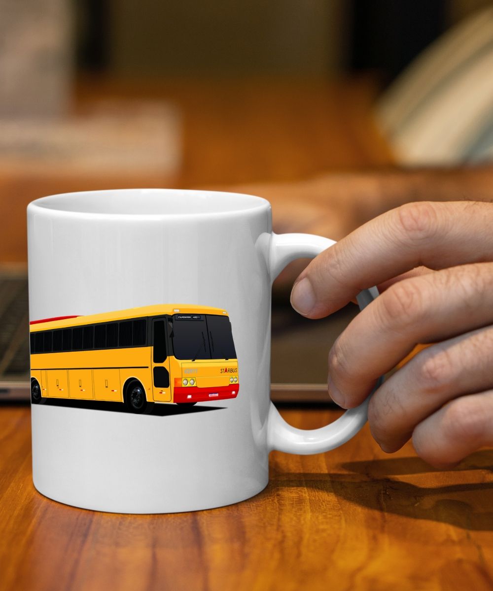 Nome do produto: CANECA TECNOBUS TRIBUS 4 VIAÇÃO ITAPEMIRIM