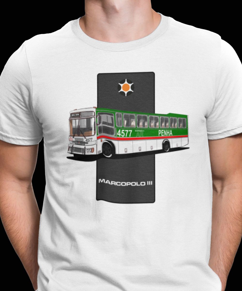 Nome do produto: CAMISETA ÔNIBUS PENHA MARCOPOLO III