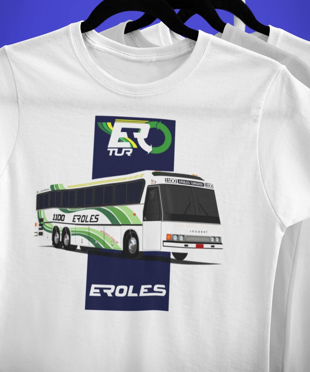 Nome do produto: CAMISETA ÔNIBUS EROLES INCASEL 