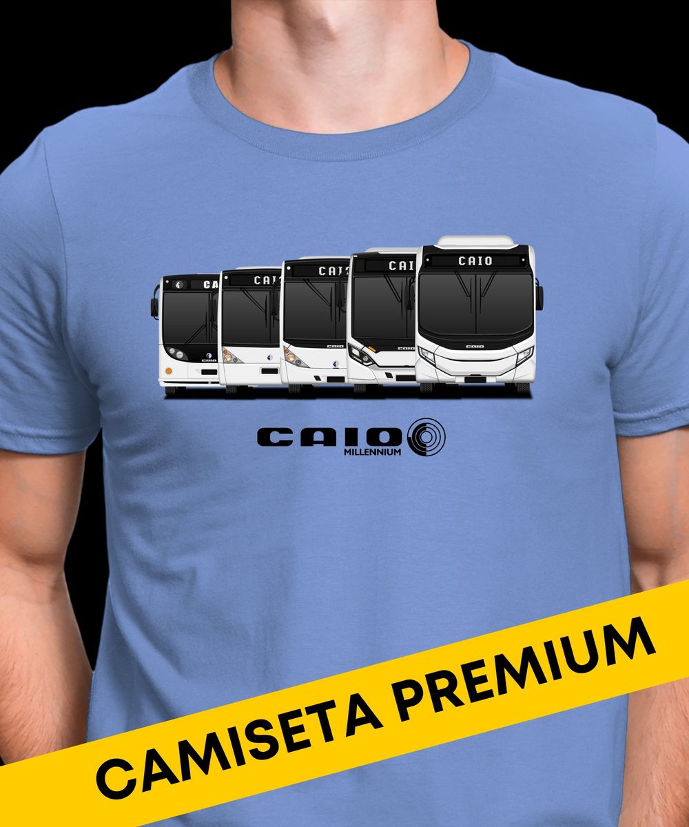 Nome do produto: CAMISETA EVOLUÇÃO CAIO MILLENNIUM MALHA PREMIUM 