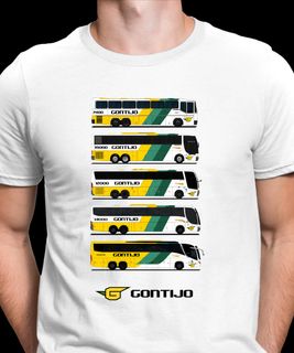 CAMISETA EVOLUÇÃO FROTA DE ÔNIBUS GONTIJO