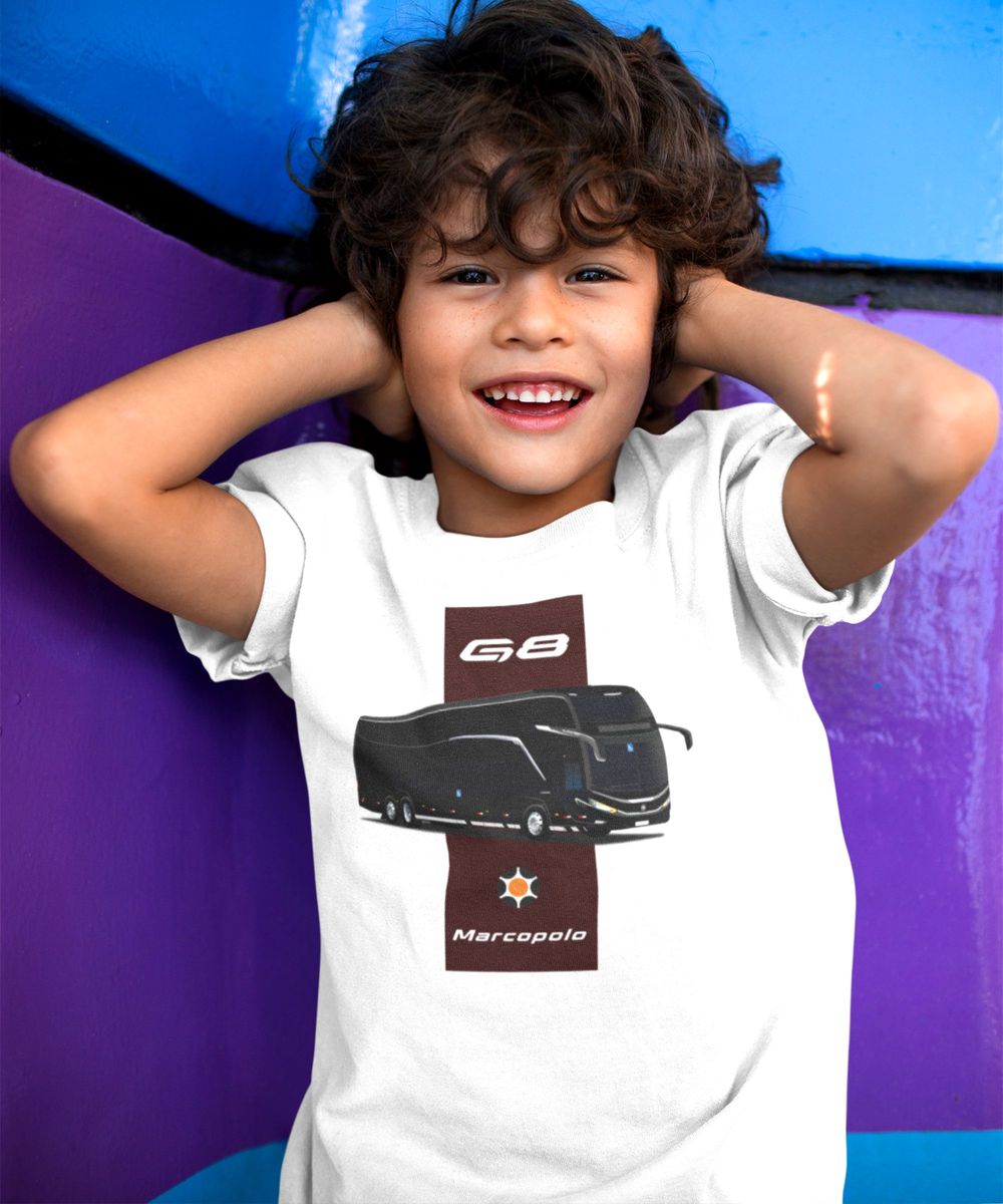 Nome do produto: CAMISETA INFANTIL DE 10 A 14 ANOS - MARCOPOLO G8