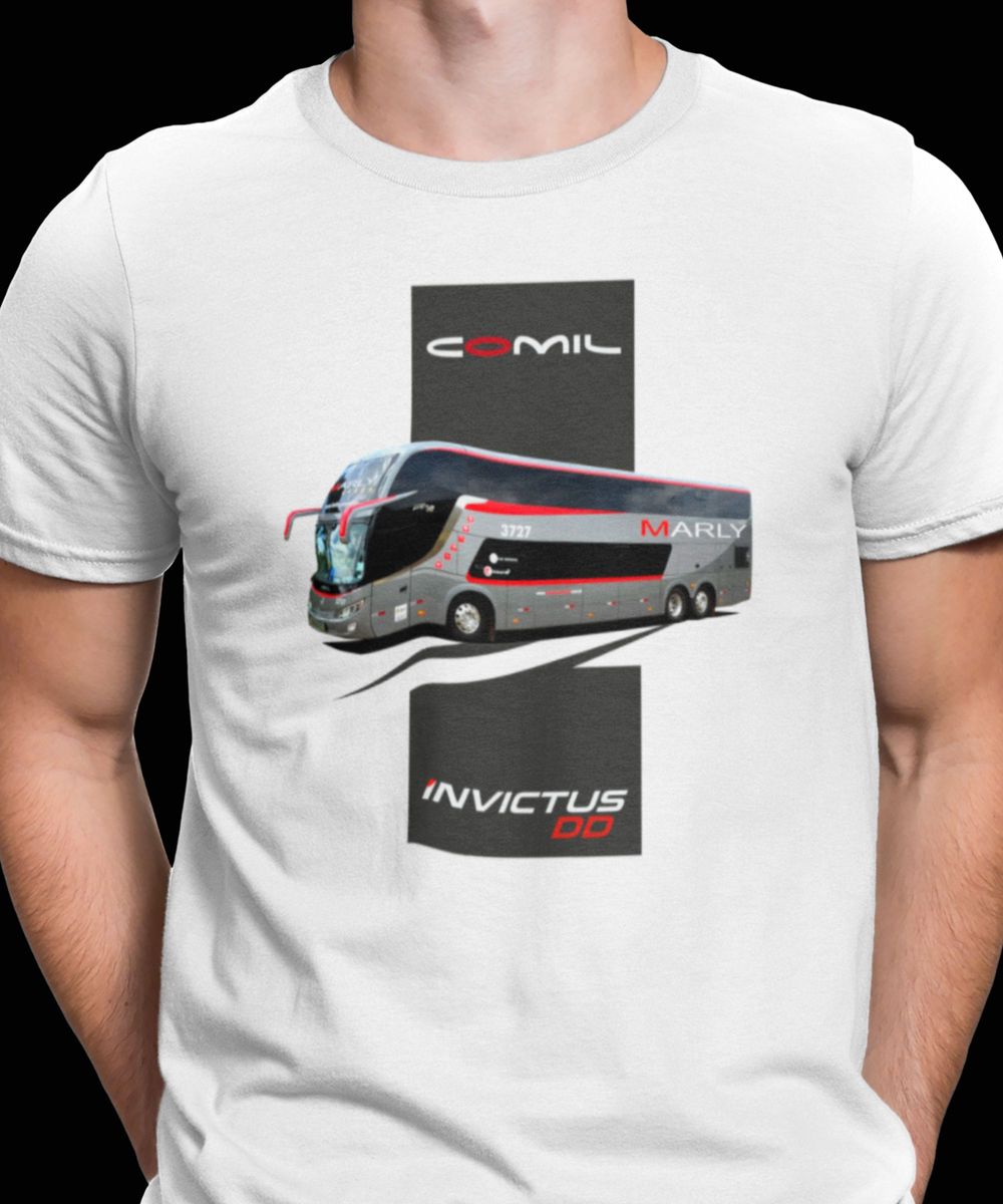 Nome do produto: CAMISETA ÔNIBUS EXPRESSO MARLY COMIL CAMPIONE INVICTUS DD