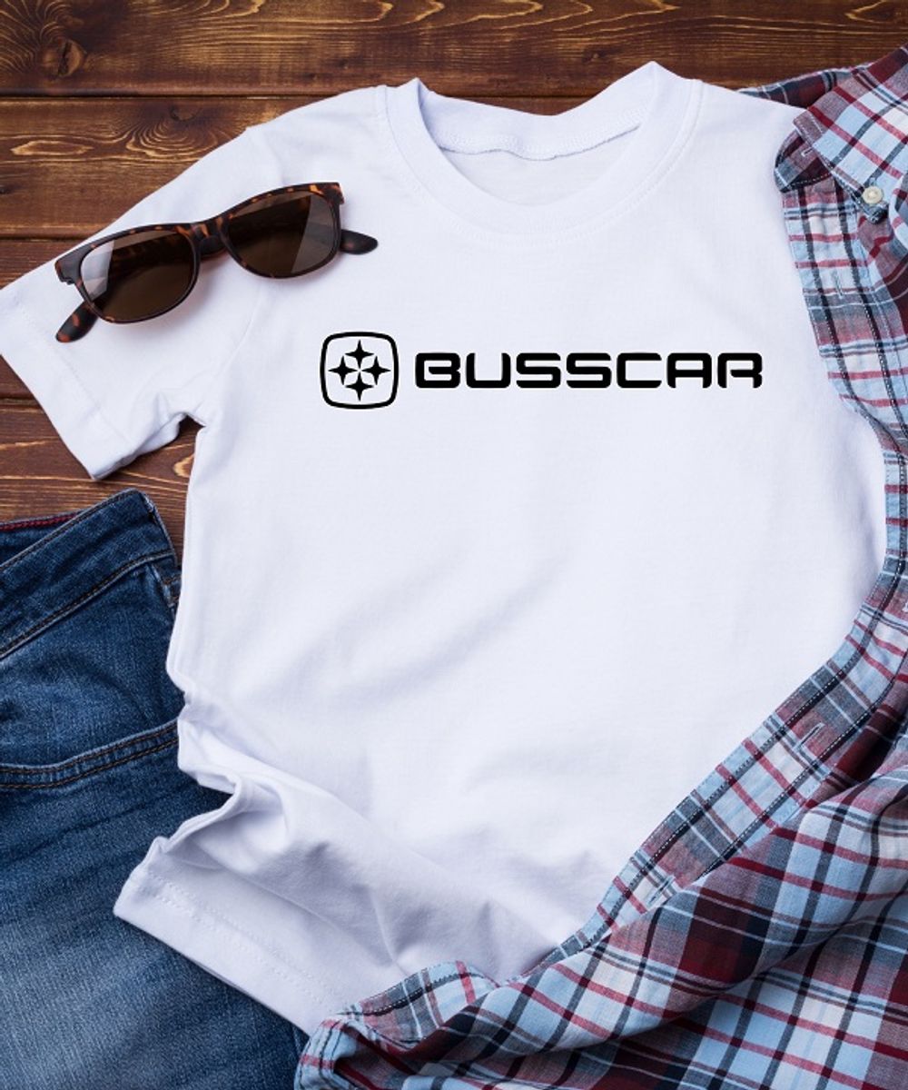 Nome do produto: CAMISETA BUSSCAR LOGOTIPO 