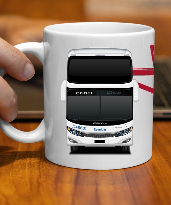 CANECA ÔNIBUS REUNIDAS PAULISTA COMIL CAMPIONE INVICTUS DD 