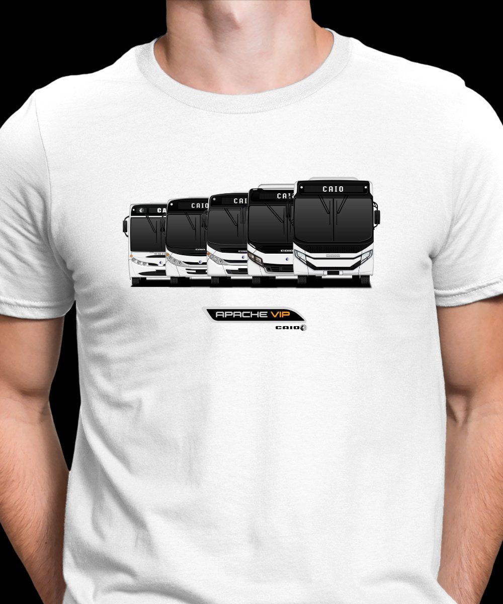 Nome do produto: CAMISETA EVOLUÇÃO CAIO APACHE VIP TODAS AS GERAÇÕES