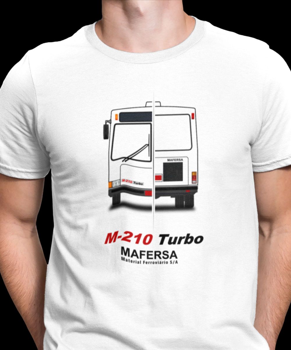 Nome do produto: CAMISETA ÔNIBUS MAFERSA M210 TURBO