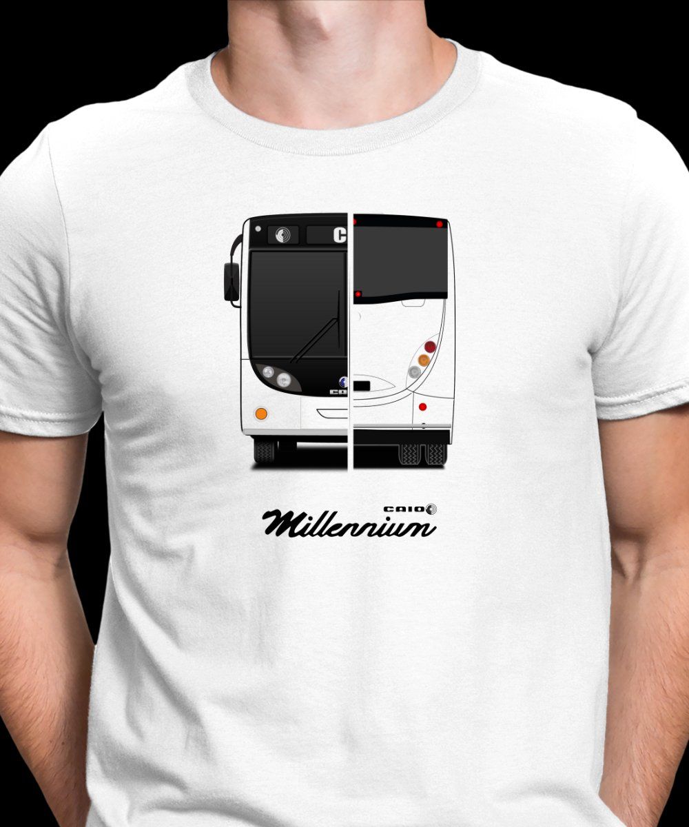 Nome do produto: CAMISETA DESENHO CAIO MILLENNIUM 1 SÉRIE TRAÇOS