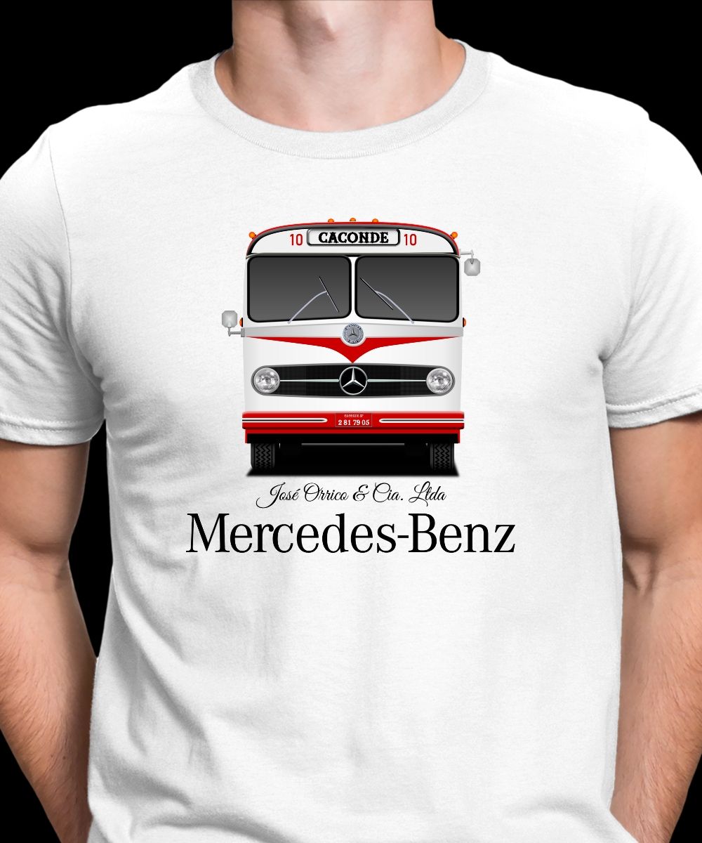 Nome do produto: CAMISETA JOSÉ ORRICO MONOBLOCO MERCEDES BENZ O-321