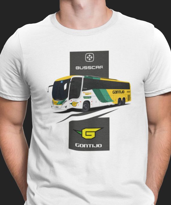 CAMISETA ÔNIBUS GONTIJO BUSSCAR VISSTA BUSS 