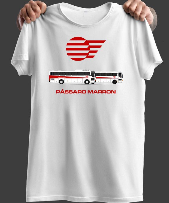 Camiseta de Ônibus Pássaro Marron - Presente Ideal para Admiradores e Motoristas