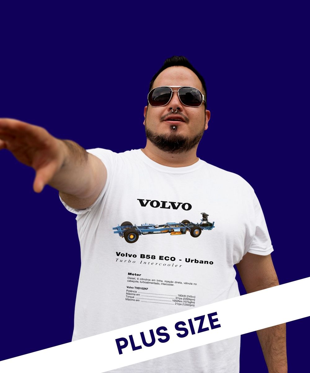 Nome do produto: CAMISETA CHASSI VOLVO B58 ECO (PLUS SIZE)