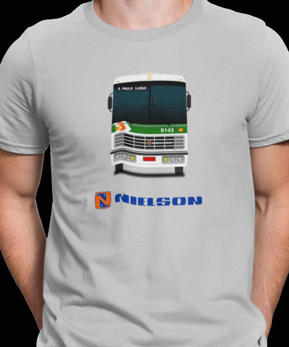 Nome do produto: CAMISETA ÔNIBUS VIAÇÃO SÃO GERALDO NIELSON DIPLOMATA 