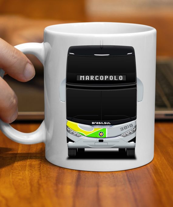 CANECA ÔNIBUS BRASIL SUL MARCOPOLO G8 