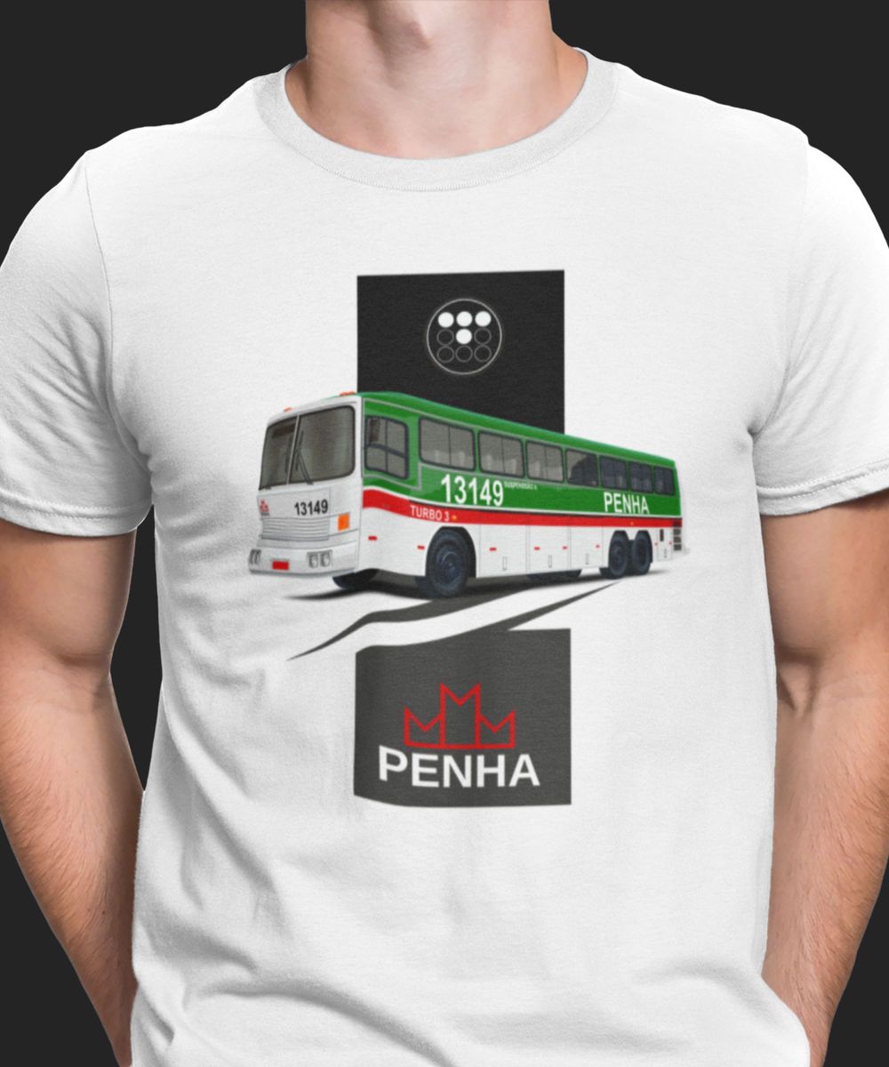 Nome do produto: CAMISETA ÔNIBUS PENHA TECNOBUS TRIBUS II (3D) 