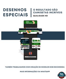 Nome do produtoCAMISETA ÔNIBUS VIAÇÃO SÃO GERALDO NIELSON DIPLOMATA 