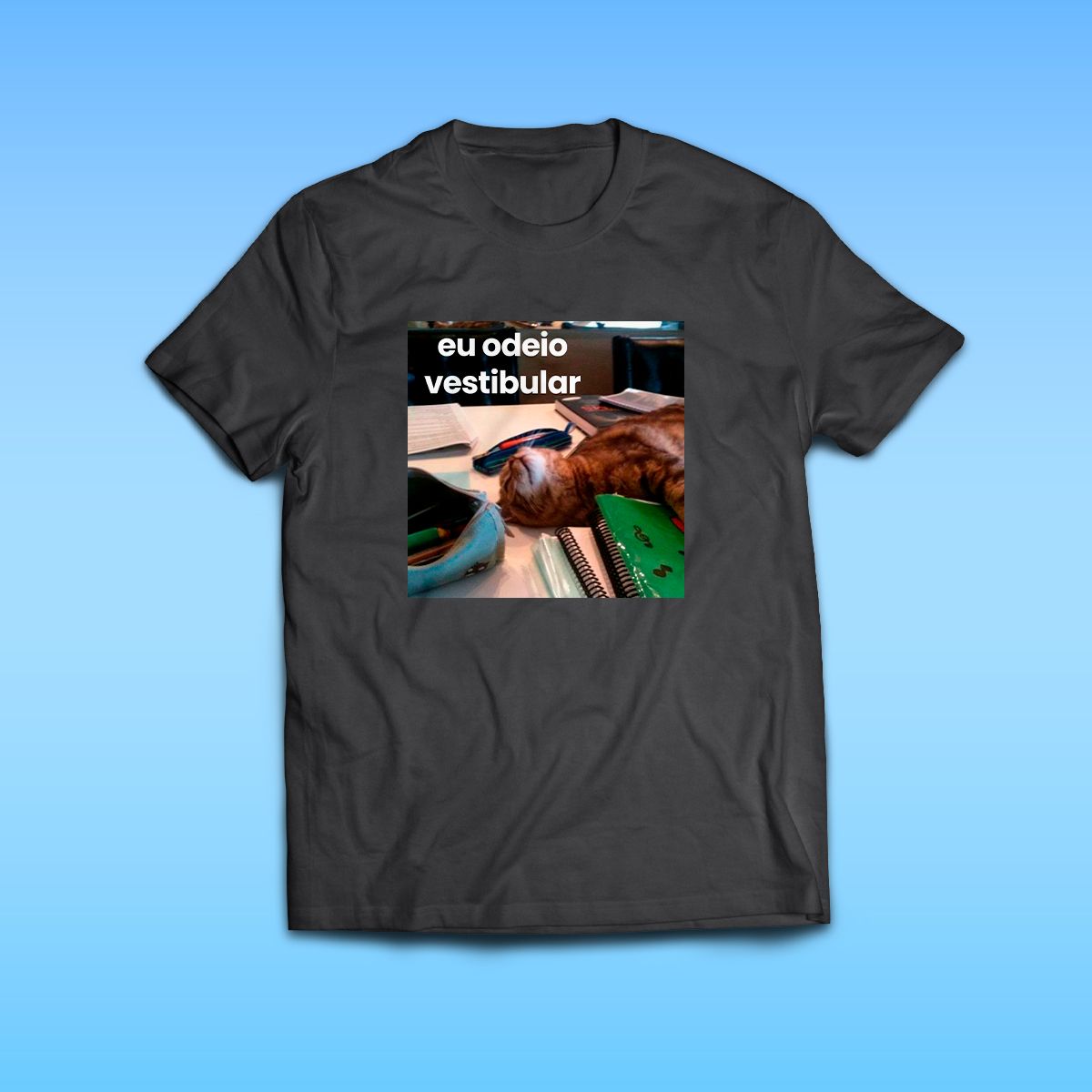 Nome do produto: Camiseta Eu Odeio Vestibular