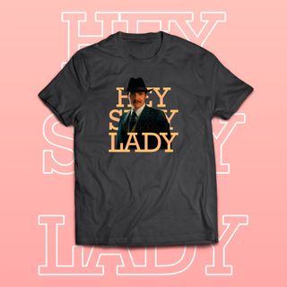 Camiseta Hey Sexy Lady Com Pedro Pascal