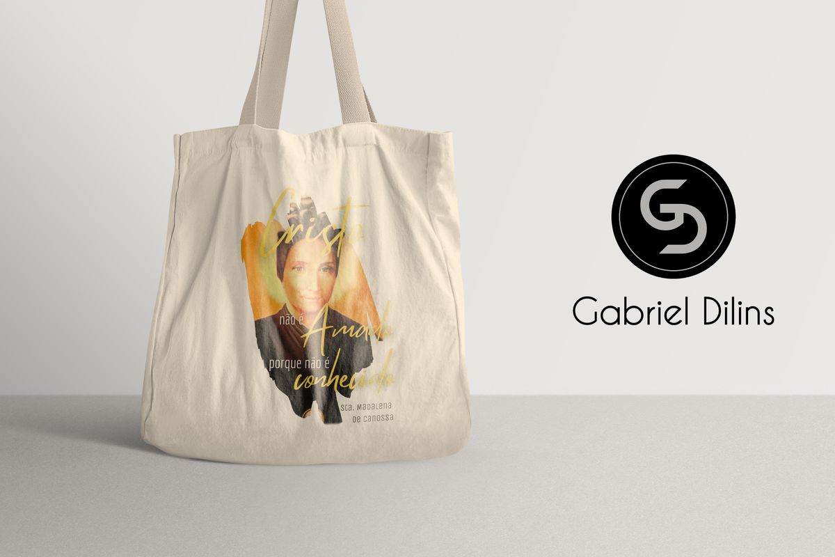 Nome do produto: EcoBag Gabriel Dilins - Sta Madalena de Canossa