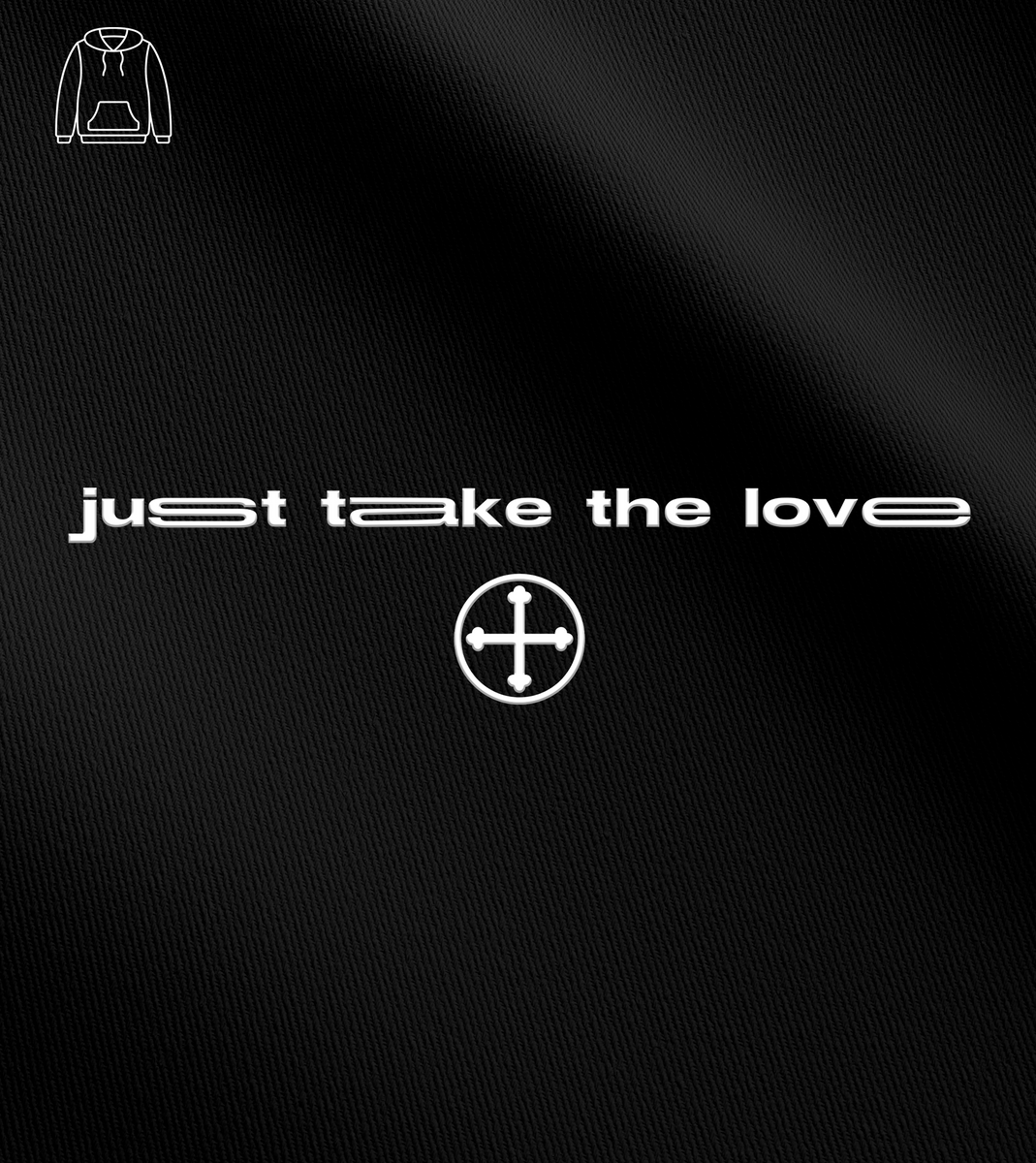 Nome do produto: Moletom Canguru Felipe D\'Aloia - Just Take The Love