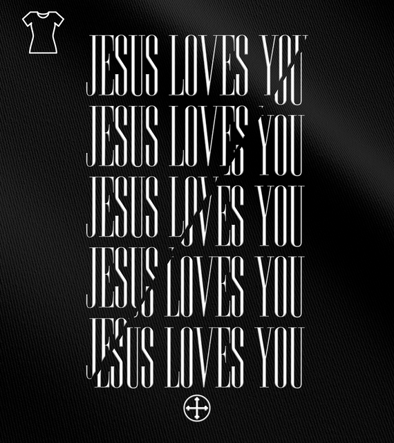 Camiseta Feminina Felipe D'Aloia - Jesus Loves You