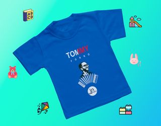 Nome do produtoCamiseta Infantil Luís Neto - Tommy Forró