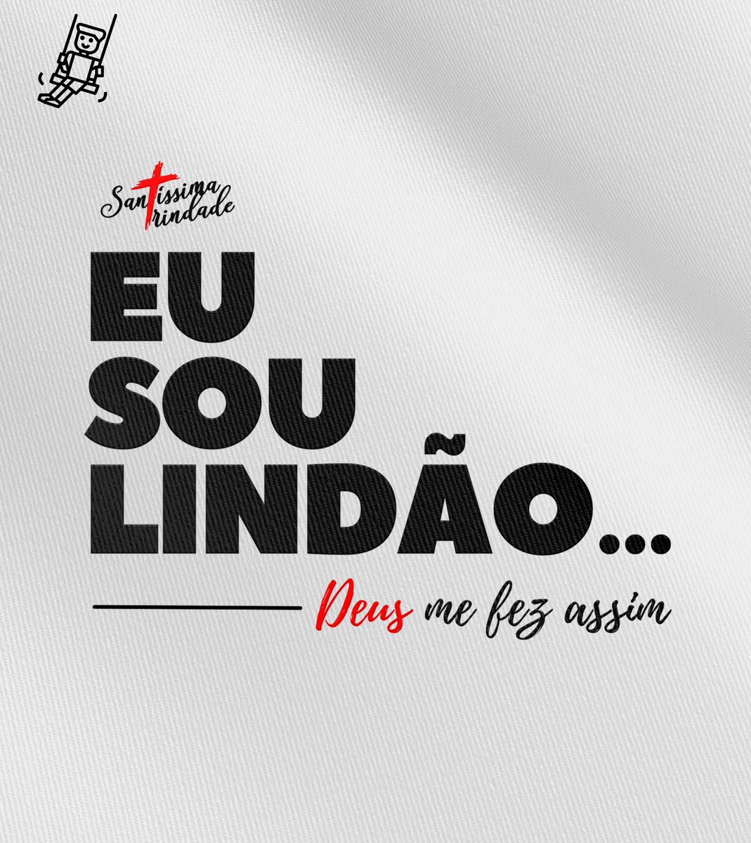 Nome do produto: Camiseta Infantil Forró Santíssima Trindade - Eu sou lindão