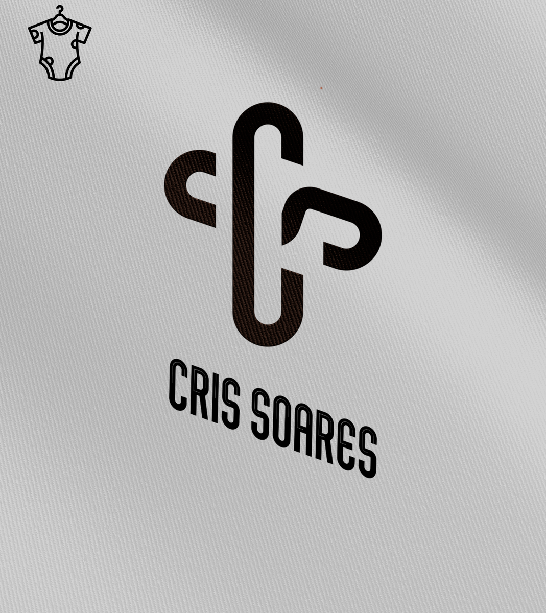 Nome do produto: Body Infantil Cris Soares - CS em Cruz