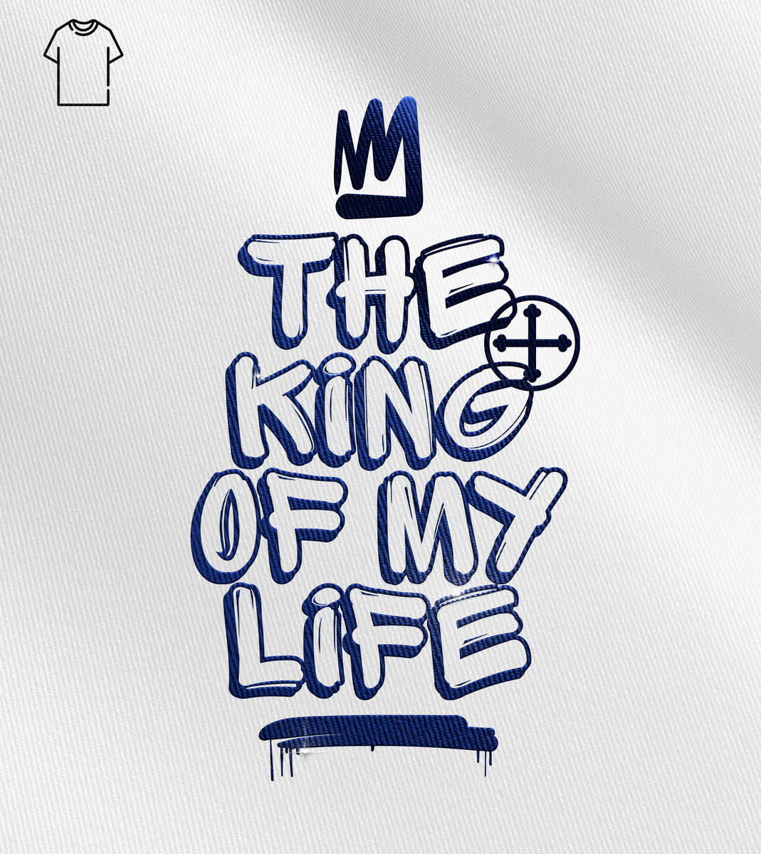 Nome do produto: Camiseta Masculina Felipe D\'Aloia - The King of My Life