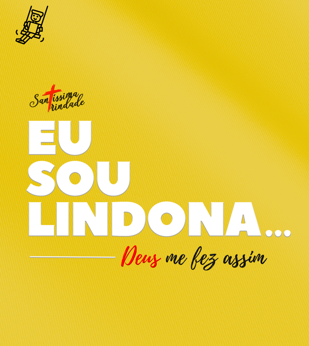 Nome do produto: Camiseta Infantil Forró Santíssima Trindade - Eu sou lindona