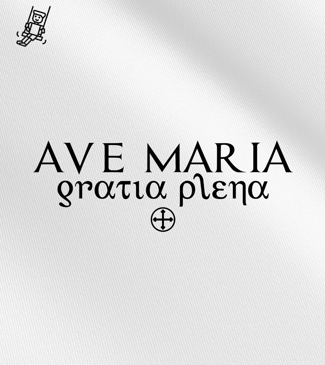 Nome do produto: Camiseta Infantil Felipe D\'Aloia - Ave Maria