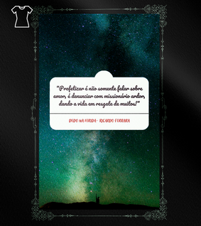 Camiseta feminina Ricardo Ferrara - Dedo na Ferida