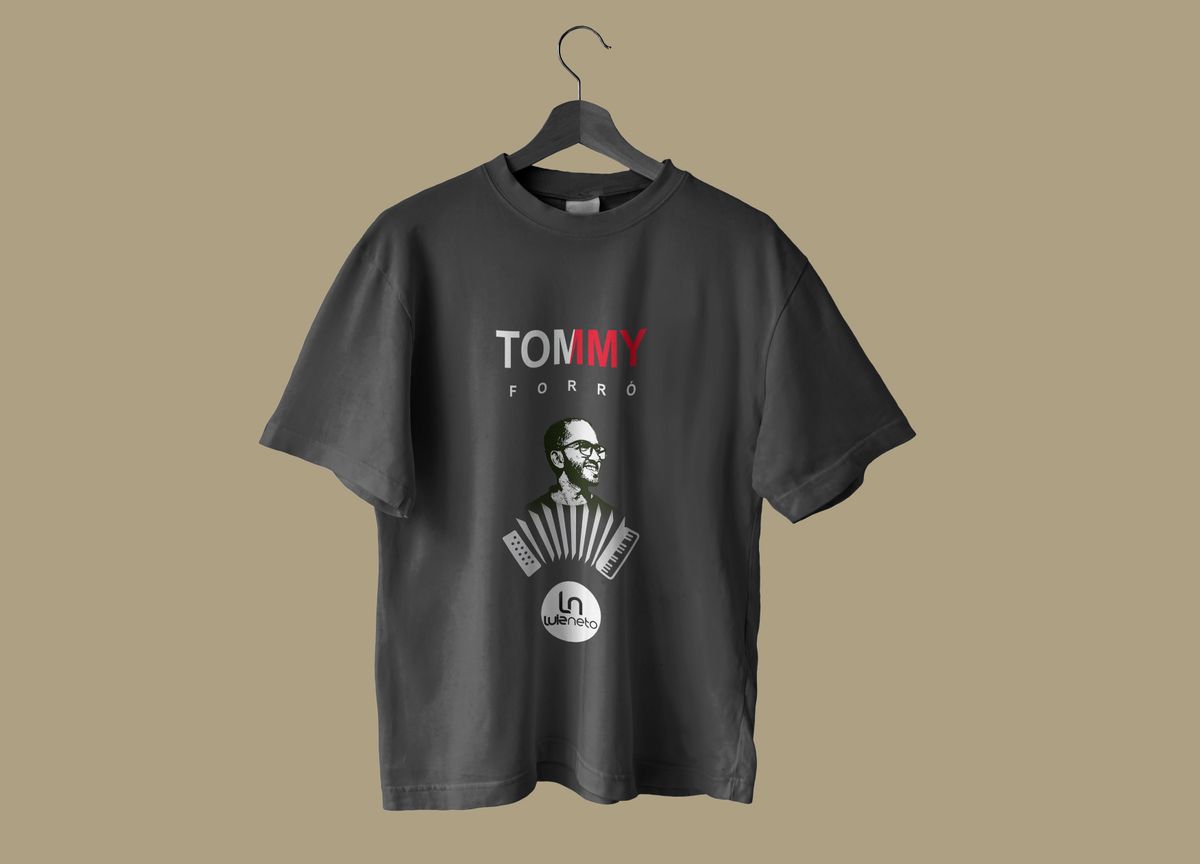 Nome do produto: Camiseta Plus Size Luís Neto - Tommy Forró