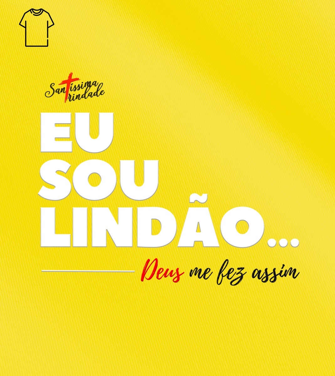 Nome do produto: Camiseta Masculina Forró Santíssima Trindade - Eu sou Lindão