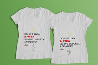 Nome do produtoCamiseta Feminina Forró Santíssima Trindade - Como é Linda A Vida