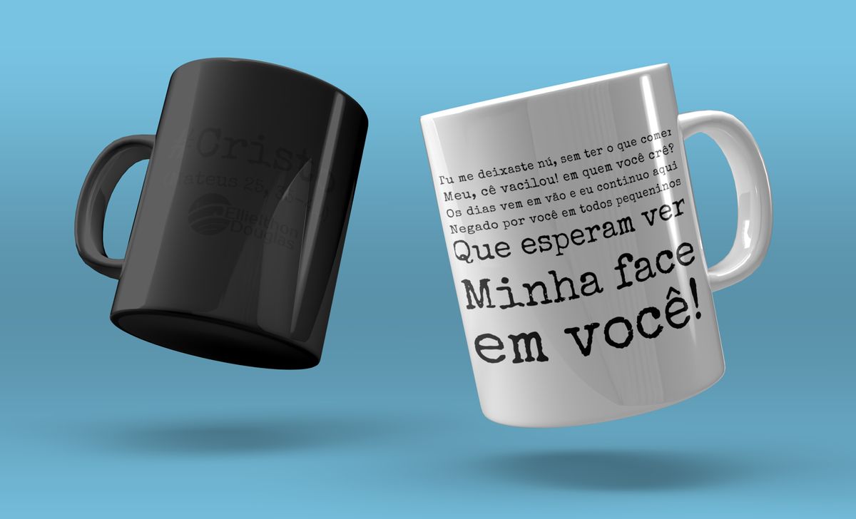 Nome do produto: Caneca Mágica Ellielthon Douglas - #Cristo