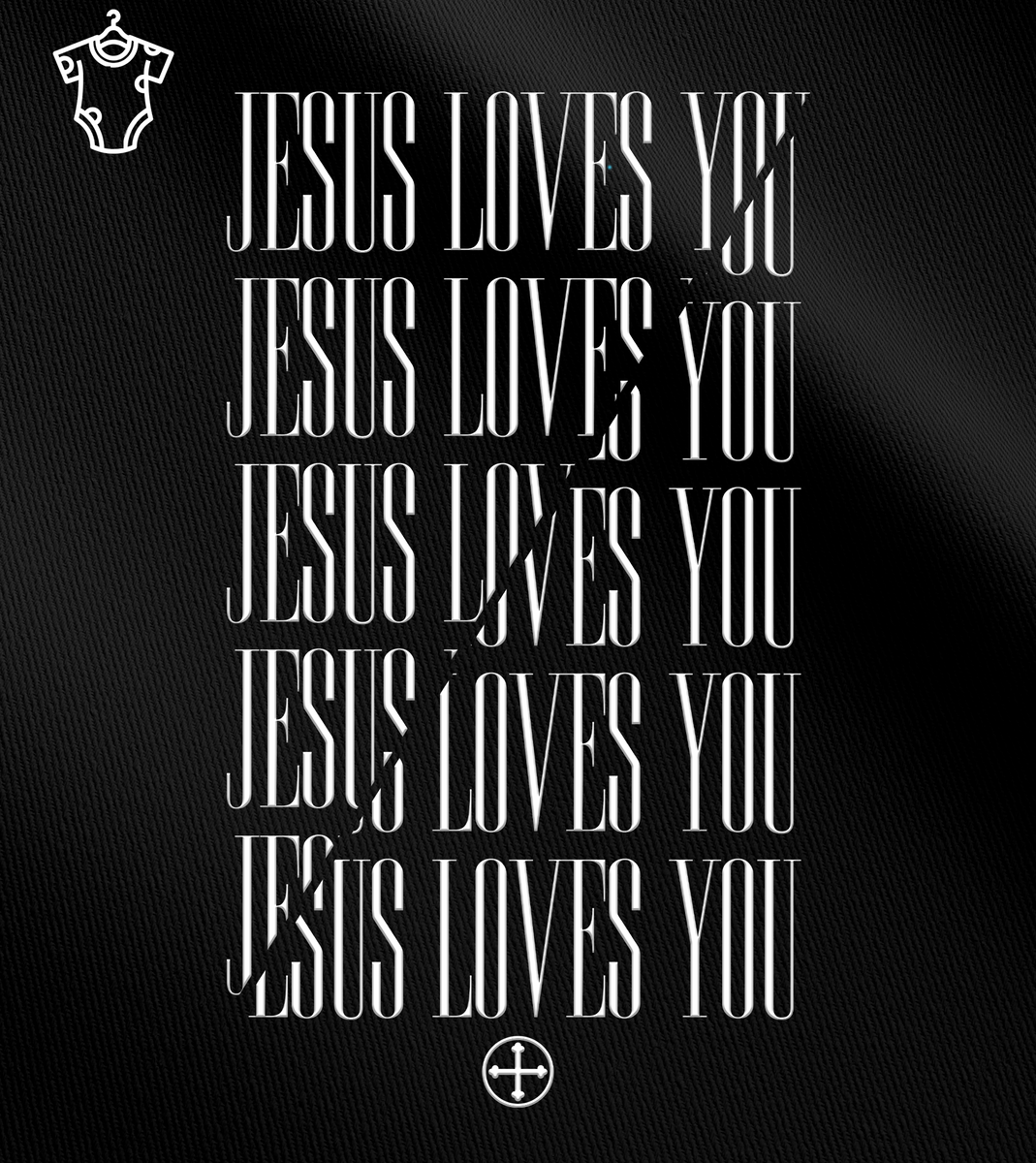 Nome do produto: Body Infantil Felipe D\'Aloia - Jesus Loves You