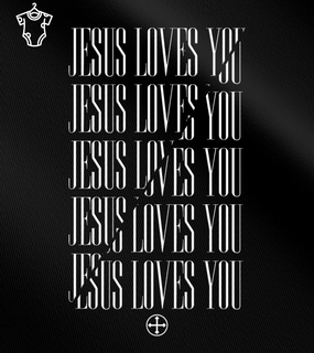 Body Infantil Felipe D'Aloia - Jesus Loves You