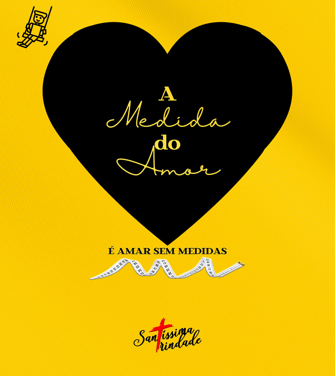 Nome do produto: Camiseta Infantil Forró Santíssima Trindade - A Medida do Amor