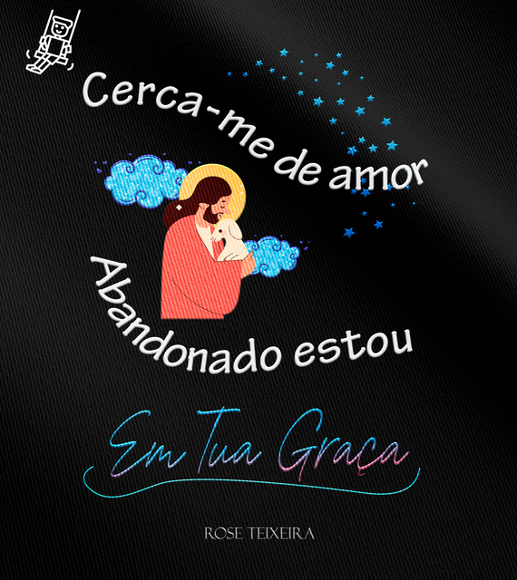 Camiseta Infantil Rose Teixeira - Cerca-me de Amor
